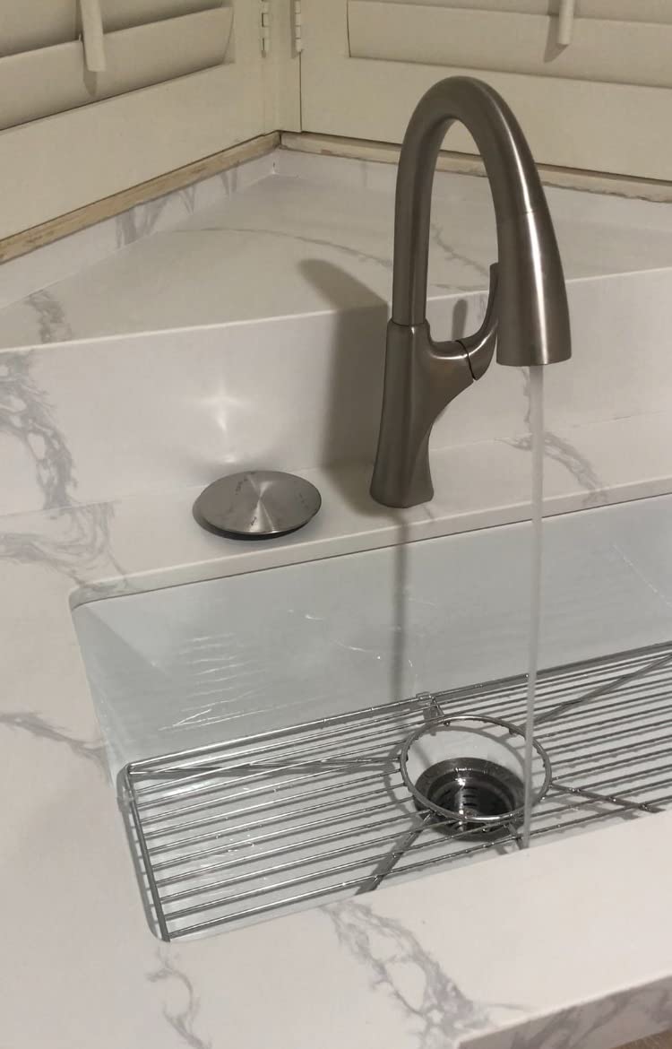 Ruvati 30-inch Fireclay Undermount/Drop-in Topmount Kitchen Sink Single Bowl - White - RVL3030WH customer photo 2