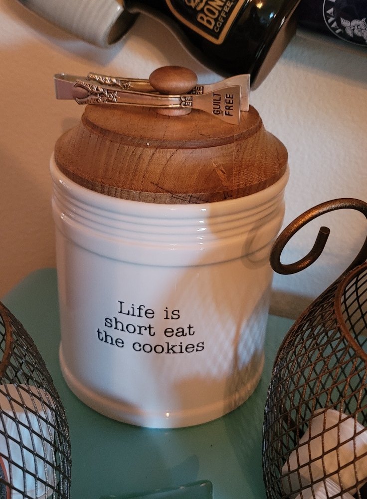Mud Pie Circa Cookie Jars (Life is Short) customer photo 2