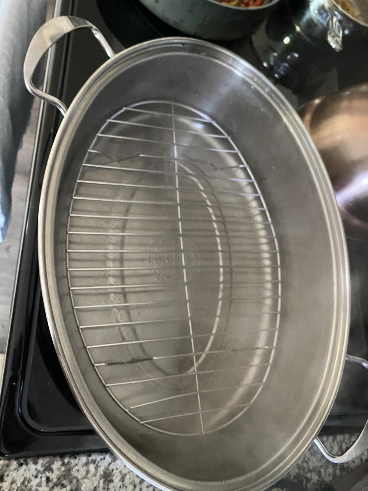 Eglaf 8Qt Stainless Steel Fish Steamer - Multi-Use Oval Cookware with Rack, Ceramic Pan, Chuck - Stockpot for Steaming Fish, Boiling Soup customer photo 1