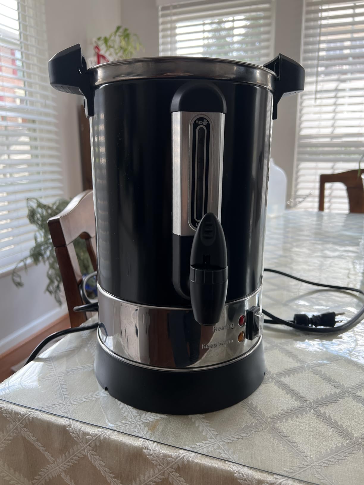 Zulay Commercial Grade 100 Cup Coffee Maker Hot Water Urn - Large Percolator Pot Dispenser With Double-Wall Stainless Steel, Quick Brew, Stays Hot for Tea & Beverage at Events & Catering - Silver customer photo 2