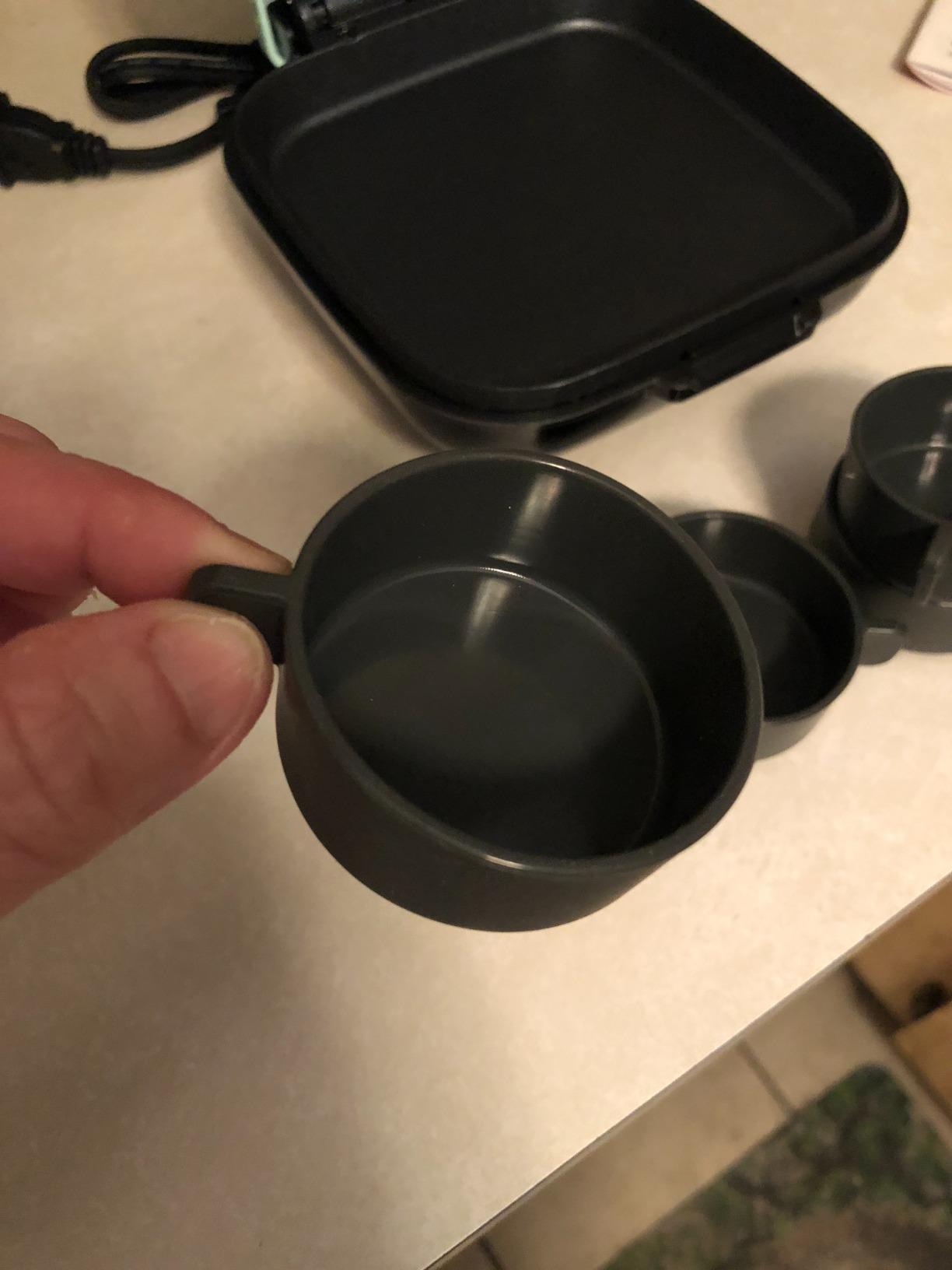 Dash Deluxe Egg Bite Maker - Electric Egg Bite Maker for Healthy Protein Snacks - Quick Cleanup, Space-Saving Design & Non-Slip Feet - 4 Servings, Black customer photo 2