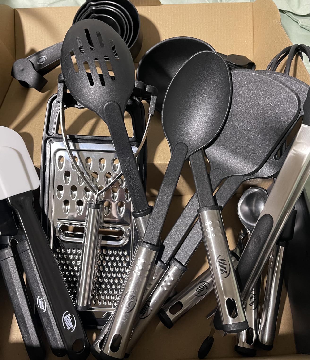 Kitchen Utensils Set, Cooking Utensil Set Kitchen Gadgets, 24 Pcs Nylon and Stainless Steel customer photo 2