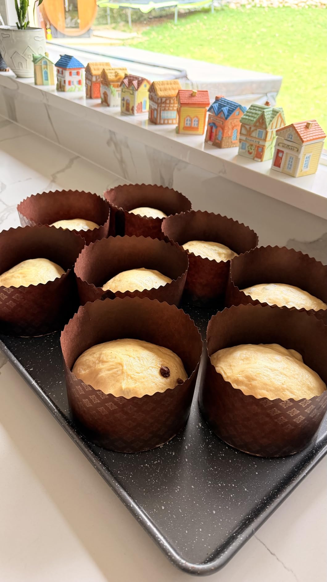 Paska Mold Kulich Large Panettone Paper Baking Molds (12 Pack 15oz) Easter Bread Paper Mold - Easter Bread Forms Panettone Pan Panetone Moulds 5.1x3.35-in customer photo 1