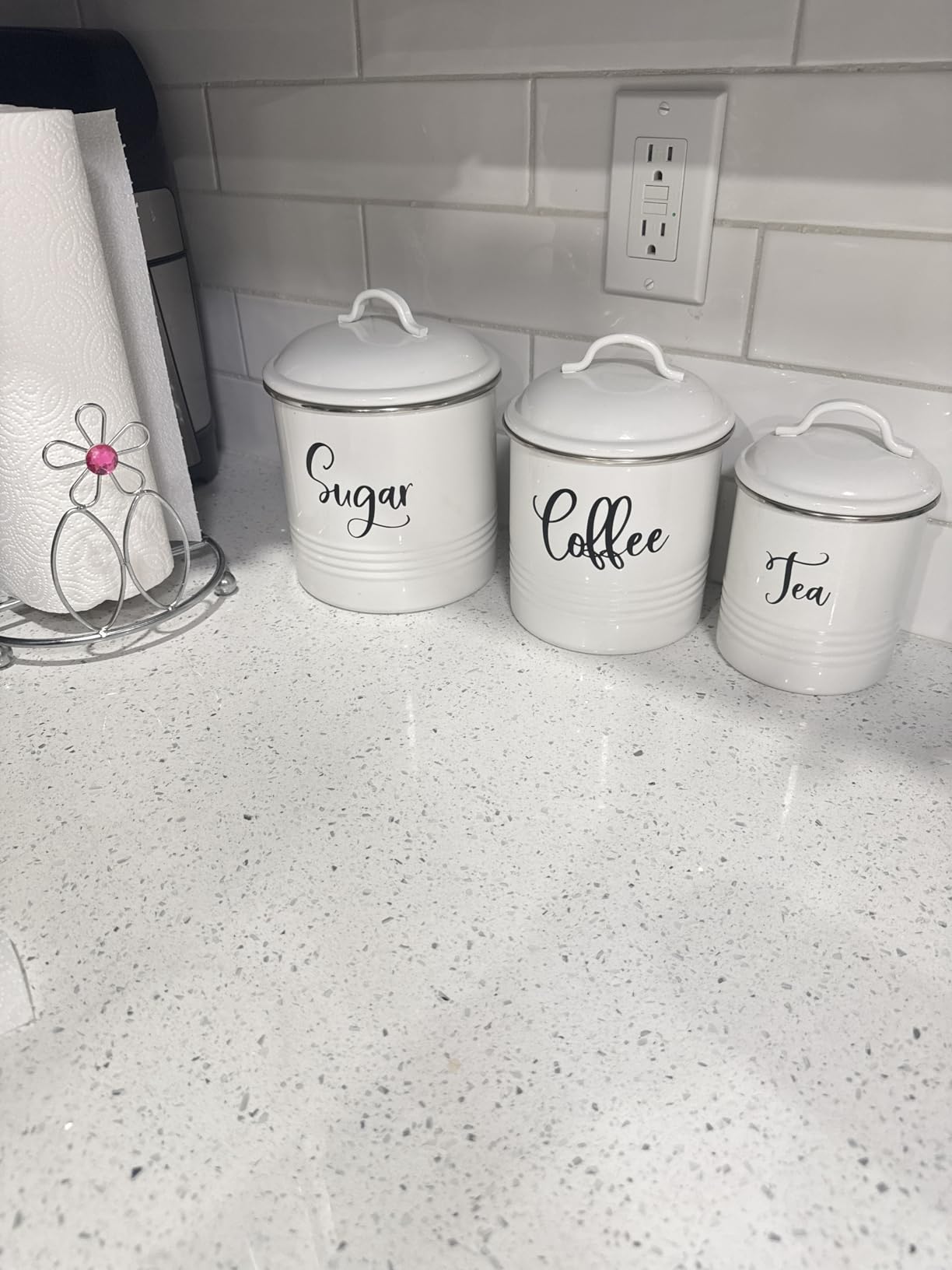 Home Acre Designs Food Storage Containers Set with Lids, Farmhouse Home Kitchen Decor Rustic Vintage Canisters customer photo 1