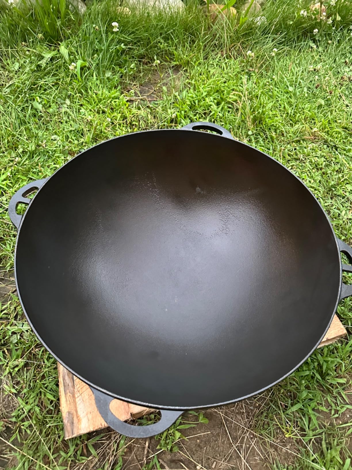 Kazan Uzbek Cast Iron Kazan for Plov Making - 12L Capacity customer photo 1