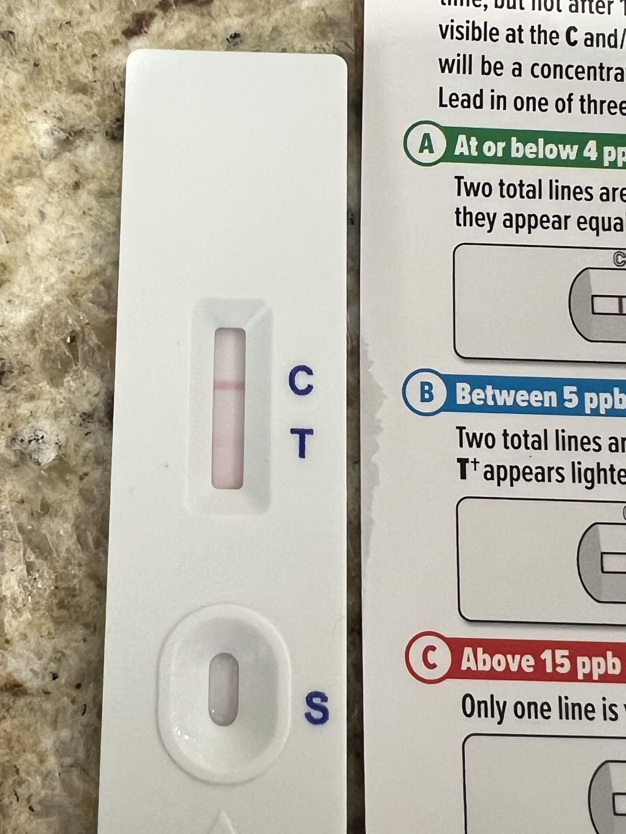 Safe Home DIY Lead in Drinking Water Test Kit - Advanced Detection to 4 PPB - 5-Minute Test - 3 Levels of Test Results - EPA Lab Certified - Made in The USA - (1 Pack) customer photo 1