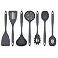 Glad Cooking Kitchen Utensils Set - 7 Pieces, Nylon Tools for Nonstick Cookware, Gray customer photo 2