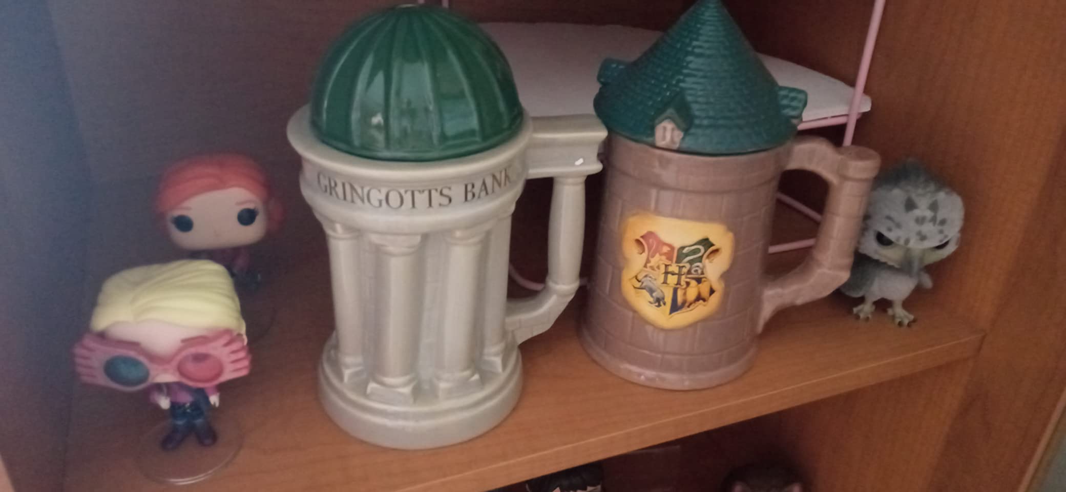 Harry Potter Hogwarts Castle Mug, Large 30 oz - Ceramic Lidded Beer Stein - For Coffee, Tea, Butterbeer & More - Book & Movie Decor Gift for Teens, Men, Women, Adults, Father's Day customer photo 1