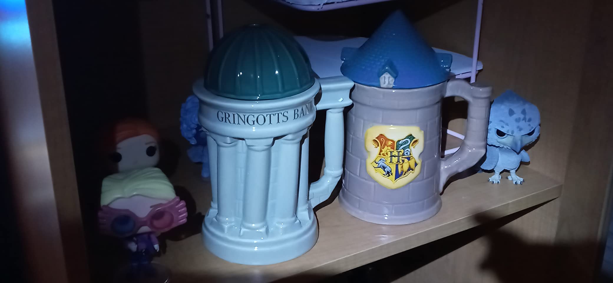 Harry Potter Hogwarts Castle Mug, Large 30 oz - Ceramic Lidded Beer Stein - For Coffee, Tea, Butterbeer & More - Book & Movie Decor Gift for Teens, Men, Women, Adults, Father's Day customer photo 2
