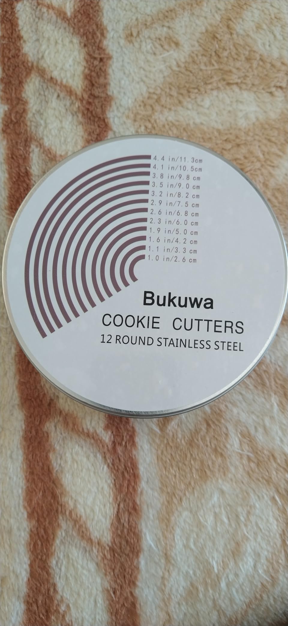 12 Pieces Round Cookie Biscuit Cutter Set,Graduated Circle Pastry Cutters,18/8 Stainless Steel Cookie Cutters and Donut Cutter Ring Molds customer photo 1