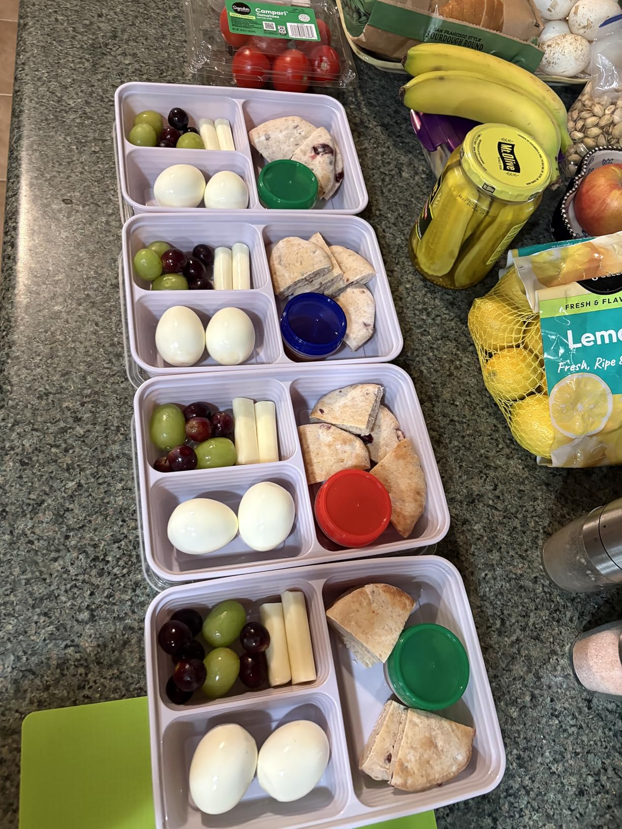 Bentgo Prep - 20-Piece 3-Compartment Reusable Meal Prep Containers with Lids, PFAS & BPA Free Materials, Durable, Microwave, Freezer, & Dishwasher Safe To Go Food Storage (Silver) customer photo 2