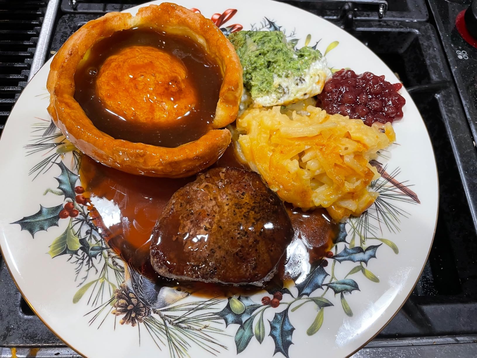 Wrenbury Large Yorkshire Pudding Pan Heavy Duty - Non-Stick for Perfect, Easy Release Puddings 4 inch - Even Heating, Non-Stick Coating Tray - 10 Year Guarantee customer photo 1