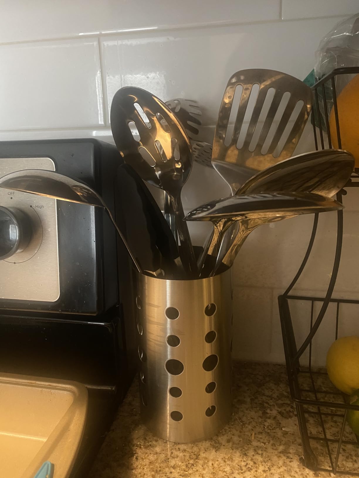 Stainless Steel Cooking Utensils Set, Berglander 13 Pieces Kitchen Utensils Set with Utensil Holder customer photo 2