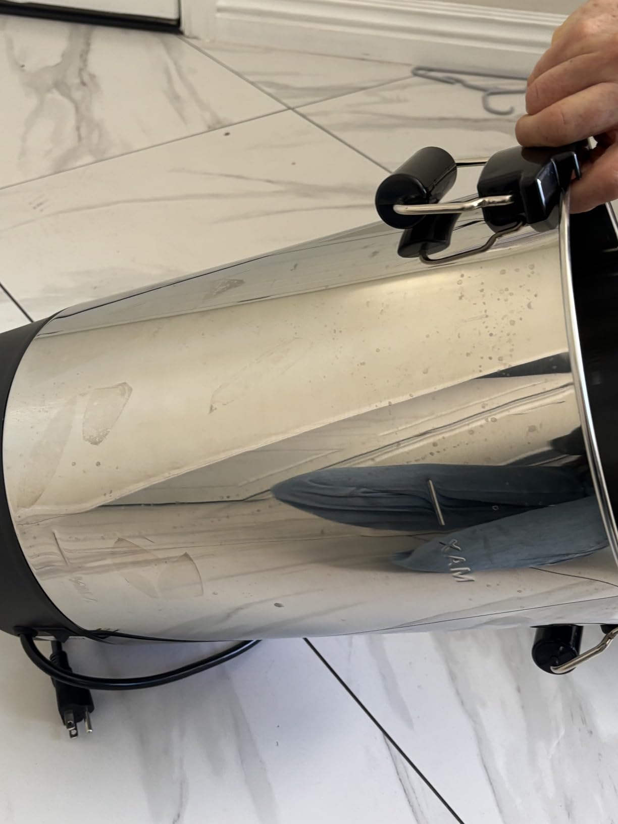 Homecraft 100-Cup Coffee Urn and Hot Beverage Dispenser with Dripless Faucet, Quick-Brewing, Stainless Steel customer photo 2