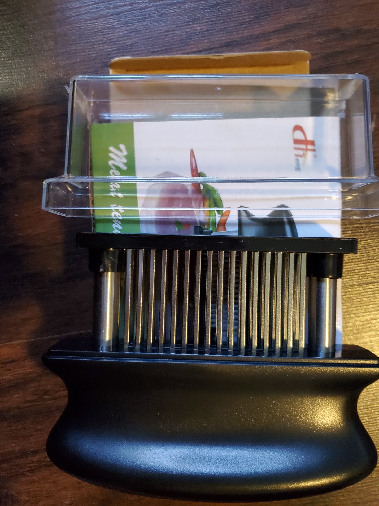 Meat Tenderizer with 48 Stainless Steel Ultra Sharp Needle Blades Heavy Duty Cooking machine for Tenderizing Beef, Turkey, Chicken, Steak, Veal, Pork, Fish customer photo 2