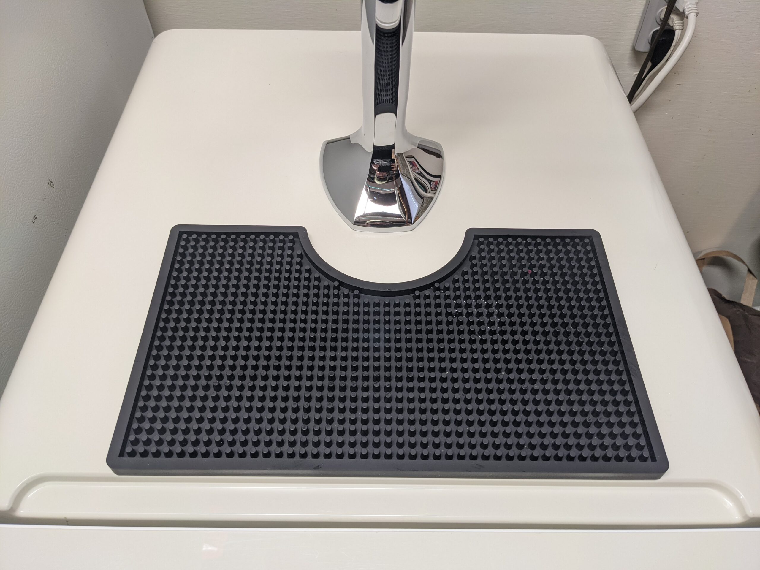 12x7 inches PVC Drip Tray for Home Brewing, Kegerator (Black) customer photo 2