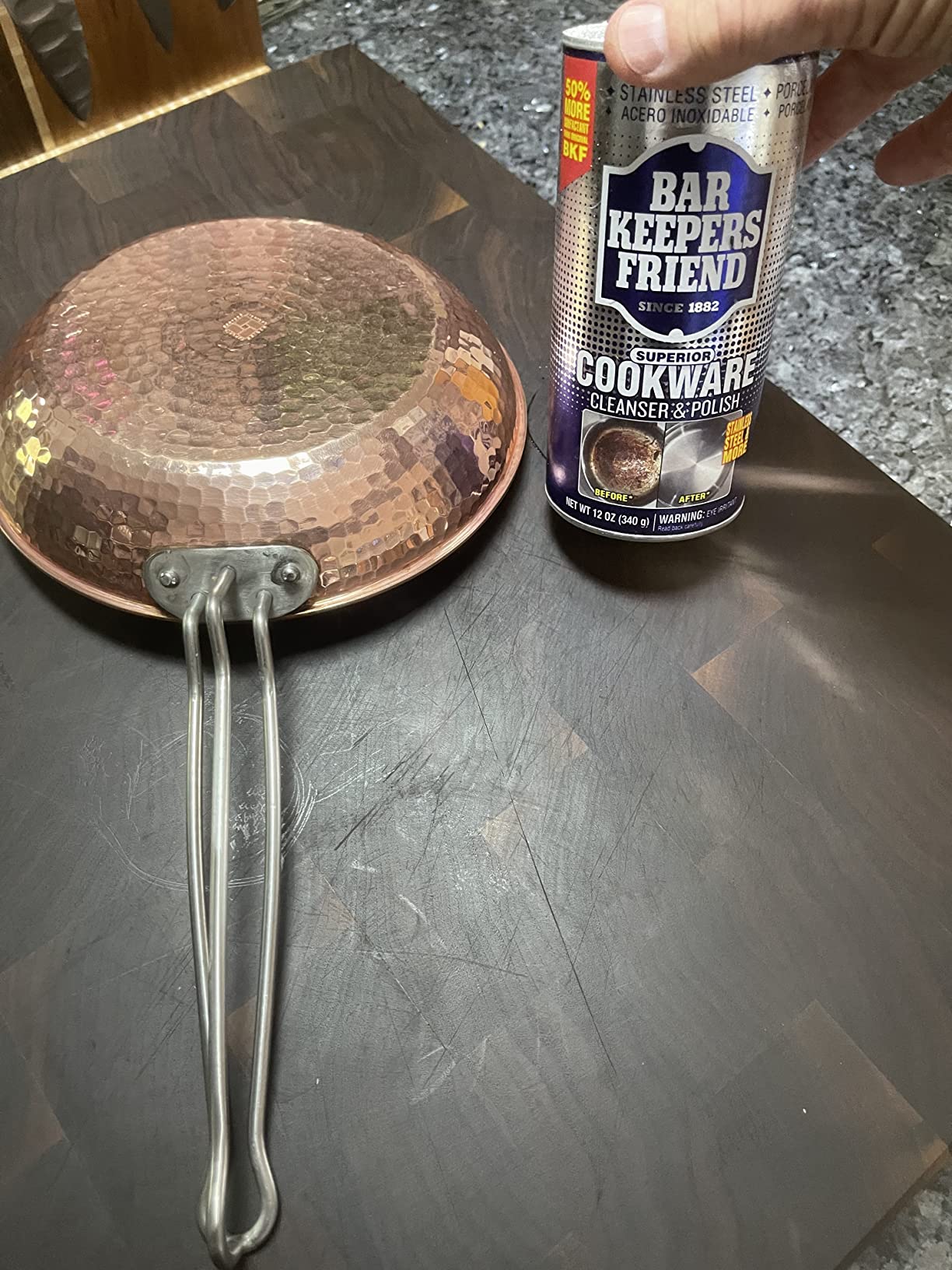 Sertodo Copper Skillet Pan | 10 inch Diameter | Patented Stainless Steel Handle System | Naturally Non-Stick Tin Lining, Pure Copper Body customer photo 1