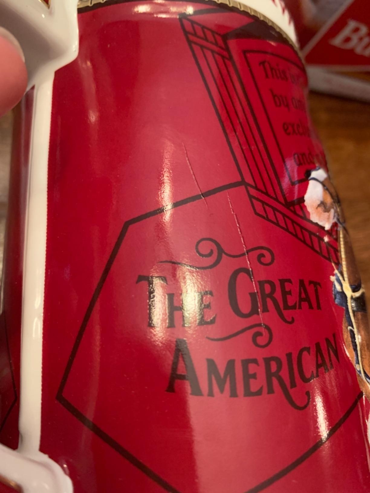 Budweiser 2020 Clydesdale Holiday Stein - Brewery Lights - 41st Edition - Ceramic Beer Mug - Christmas Gifts for Men, Father, Husband customer photo 1