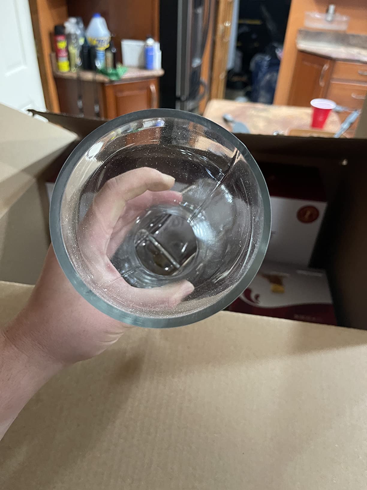 Das Boot - Glass Beer Boot Mug for Oktoberfest Celebration, St. Patrick's Day, Bachelor/Bachelorette Parties - Large Beer Mug Holds Over 2 Beers - 2 Liter customer photo 2