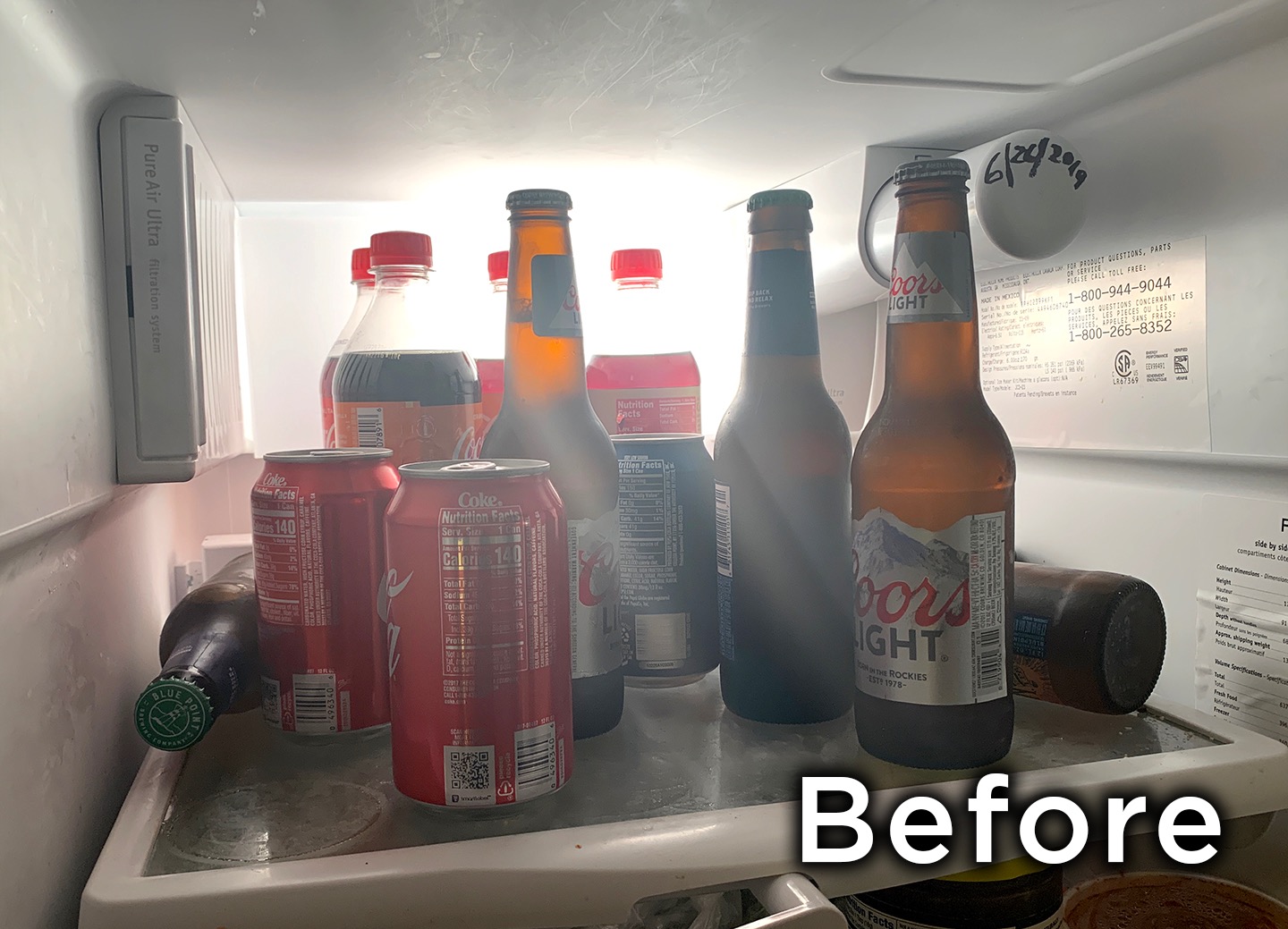 Display Technologies, Fridge-Plus Drink Organizer for Refrigerator Storage - Soda Can Dispenser and Soda Can Organizer Rack for Bar Fridge (Pack of 1) customer photo 2