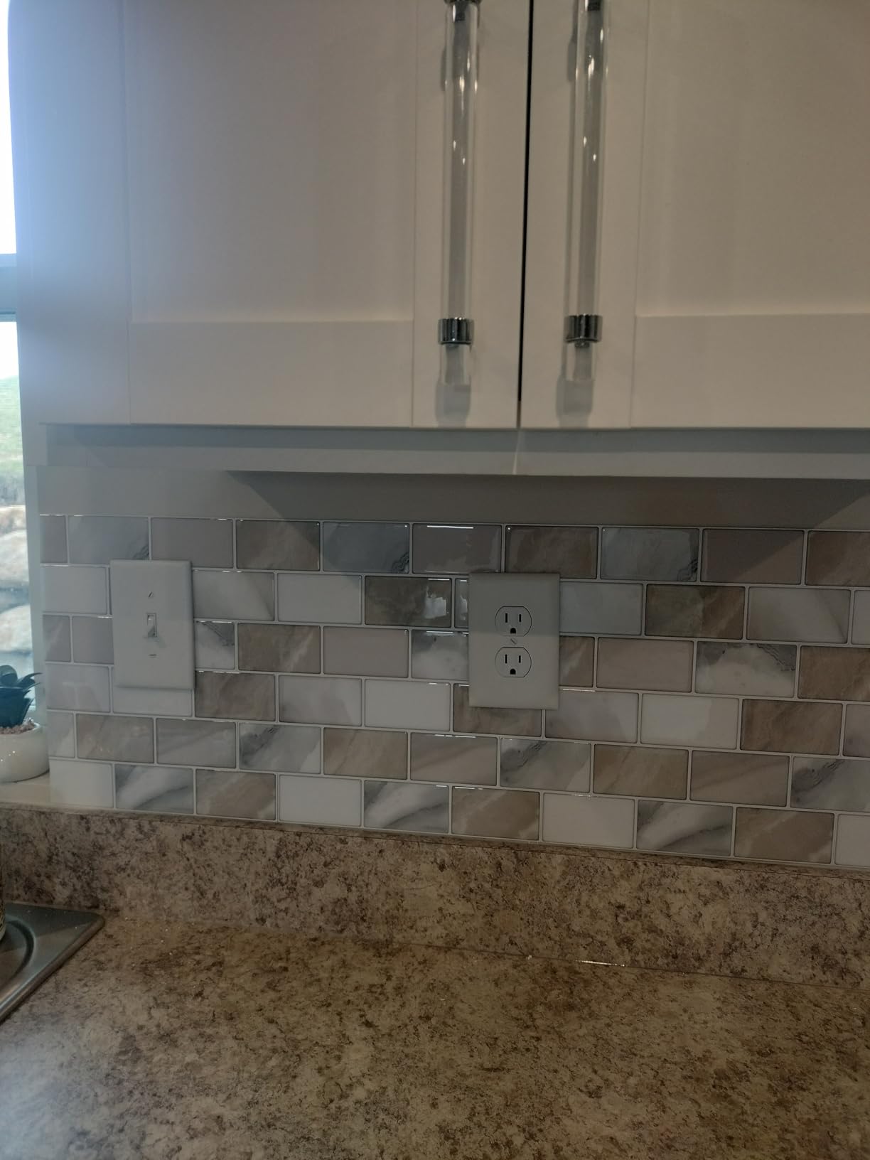 Art3d Peel and Stick Backsplash for Kitchen White Subway (10 Tiles, Thicker Design) customer photo 2