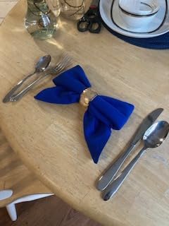 Napkin Rings Set of 24, Gold Decorative Metal Napkin Holder for Wedding Party Holiday Banquet Christmas Circle Serviette Buckle Household Decor (24PCS) customer photo 2