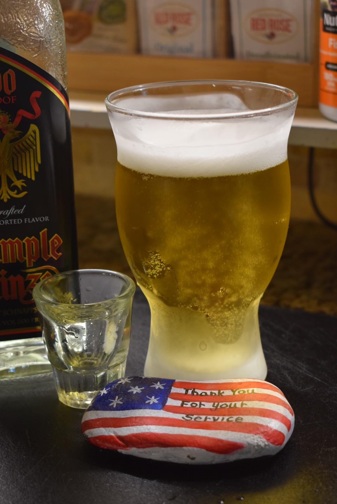 USA Made Nucleated Tulip Pint Glasses for Better Head Retention, Aroma and Flavor - 16 oz, 4 Pack customer photo 1