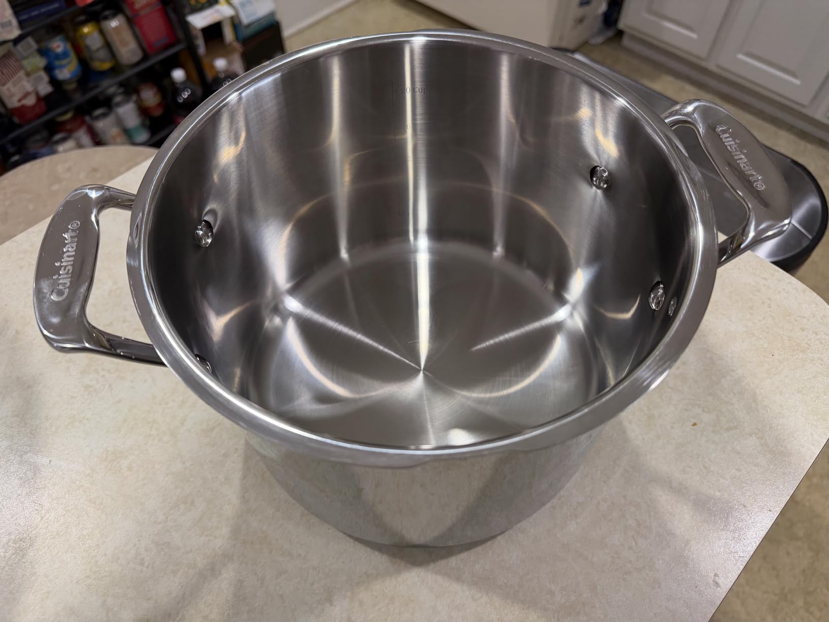 Cuisinart 766S-22 6 Qt. Stainless Steel Pasta Pot w/Straining Cover Chef's-Classic-Stainless-Cookware-Collection, 6-Quart customer photo 2