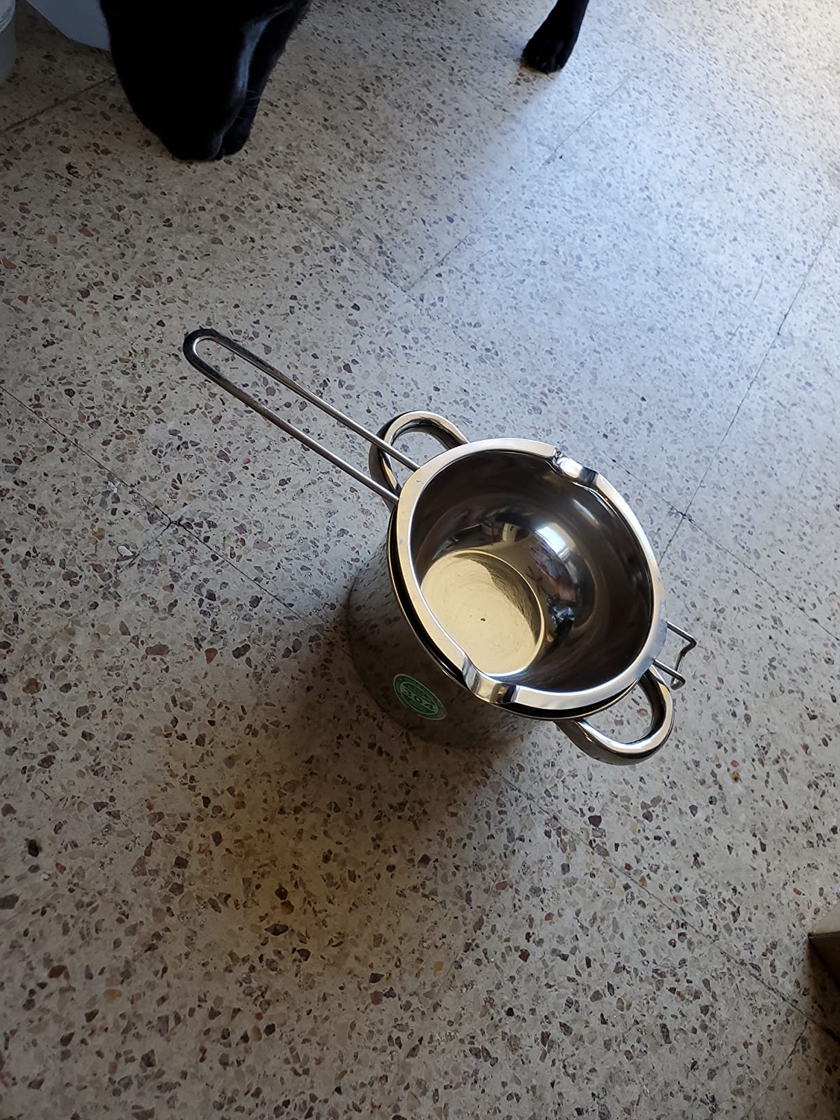 1000ML/1QT Double Boiler Chocolate Melting with 2QT 304 Stainless Steel Pot, Chocolate Melting Pot with Silicone Spatula customer photo 1