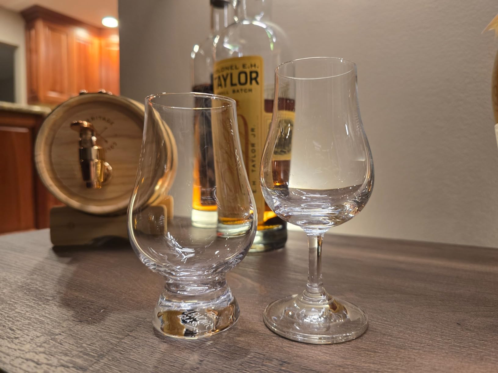 Whiskey, Scotch, Bourbon Tasting Glasses Set of 4 Crystal Snifters customer photo 2