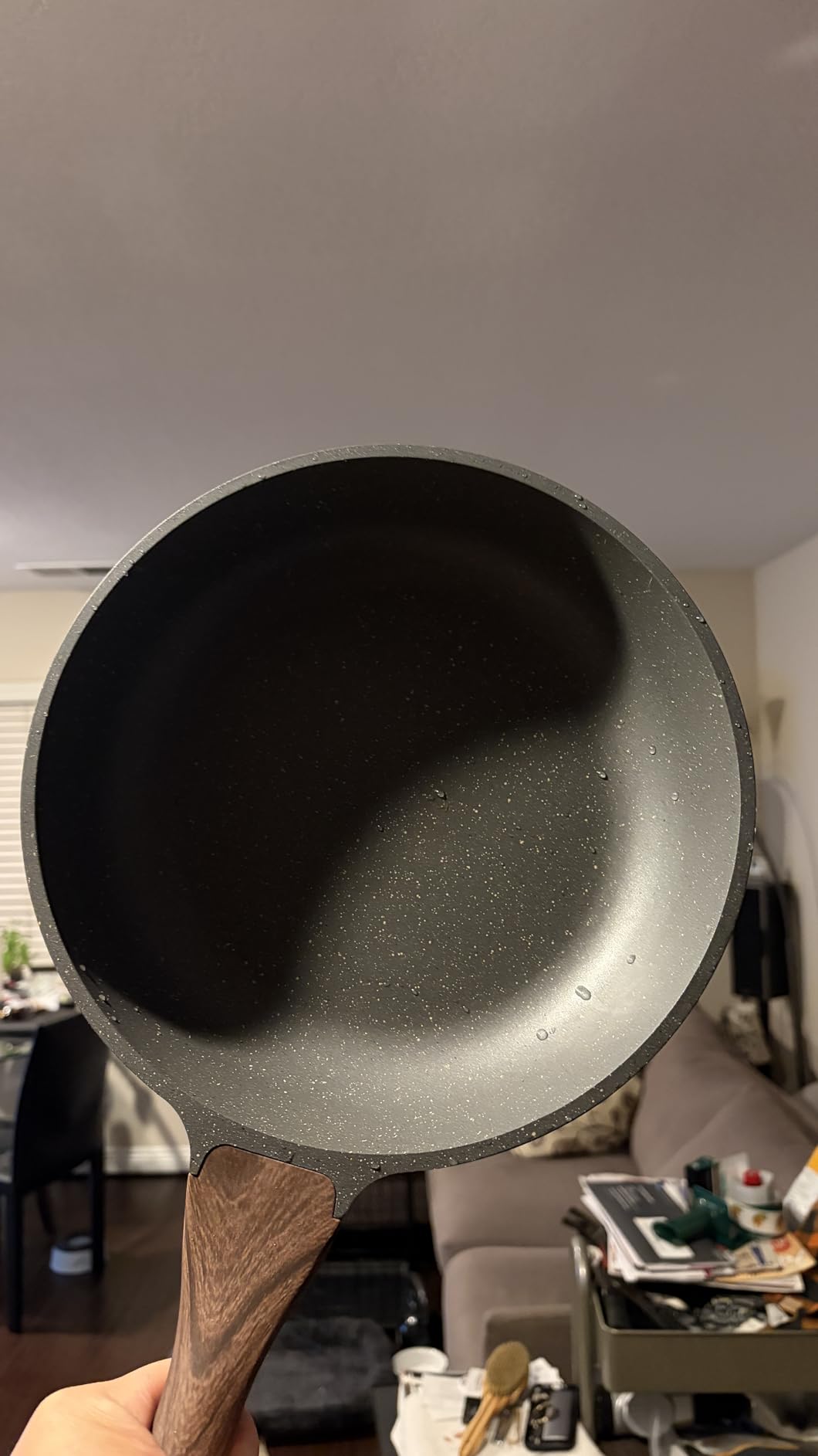SENSARTE Nonstick Frying Pan Skillets, Swiss Granite Coating Omelette Pans, Healthy Cookware Chef's Pan, Free of Intentionally Added PFOA (9.5+11+12.5 Inch) customer photo 1
