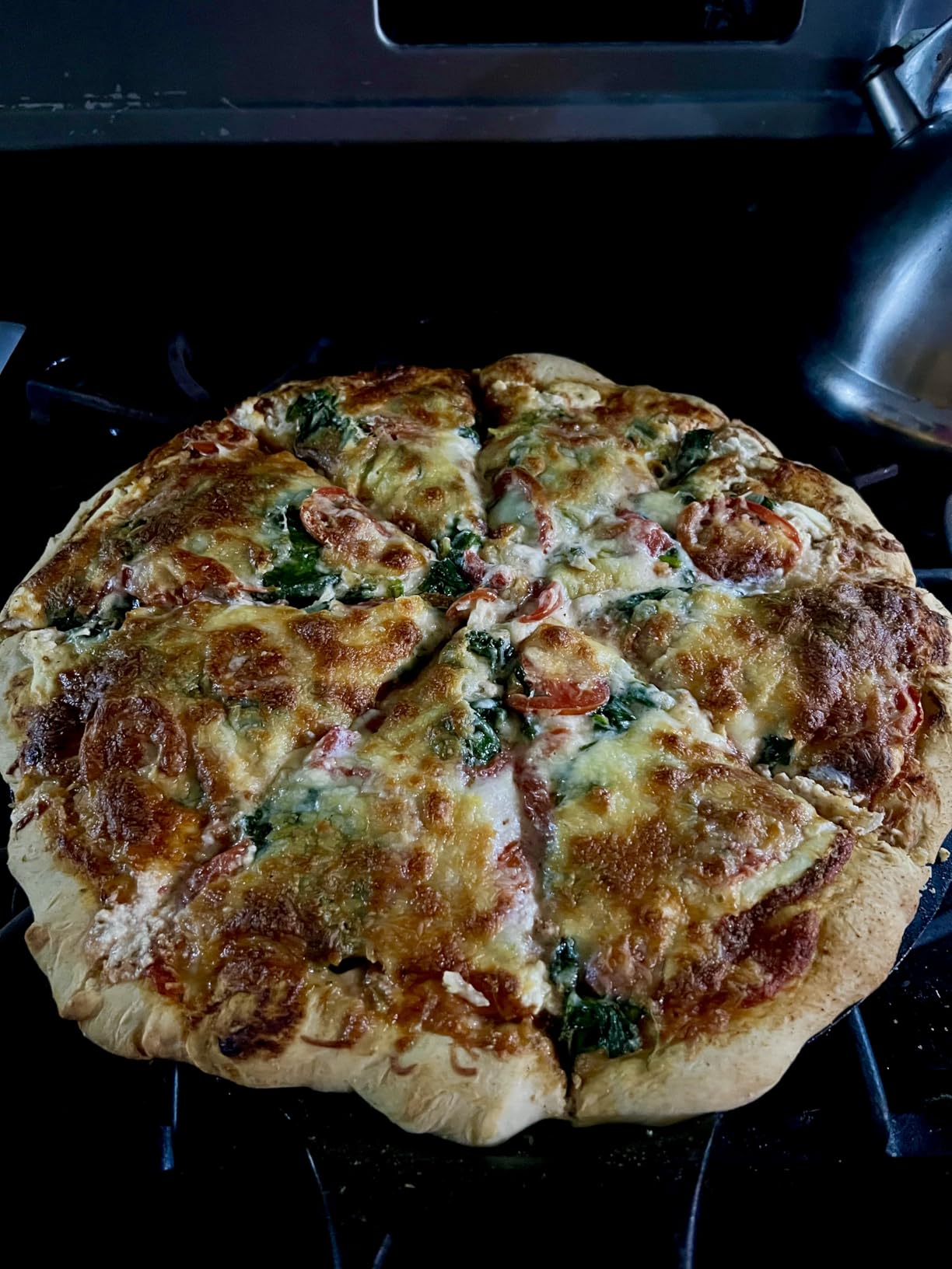 Lodge Seasoned Cast Iron Pizza Pan 15 Inch - Pre-Seasoned, Round Pizza Pan with Dual Assist Handles customer photo 2