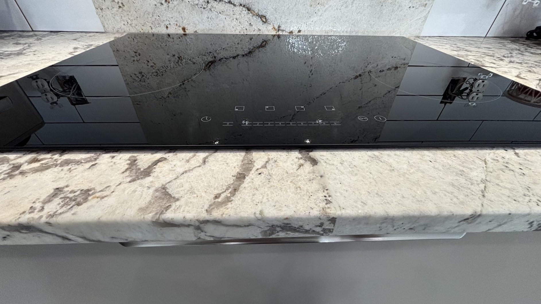 Electric Cooktop 30 inch Ceramic Stove 4 Burners 6700W Built-in Stove Top Electric Hot Plate Satin Glass cooktop in Black Touch Sensor Control/Timer/Child Safety Lock/9 Power Levelsr/220-240V customer photo 1