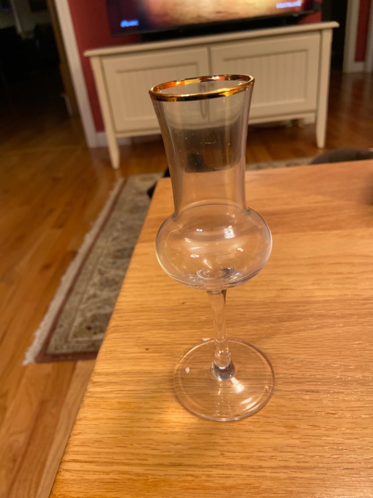 The Wine Savant Crystal Set of 6 Grappa Glasses 3oz Post Dinner Drinks, Italian Tulip Shape, Tasting Glasses, Perfect For Nosing and Sipping customer photo 2