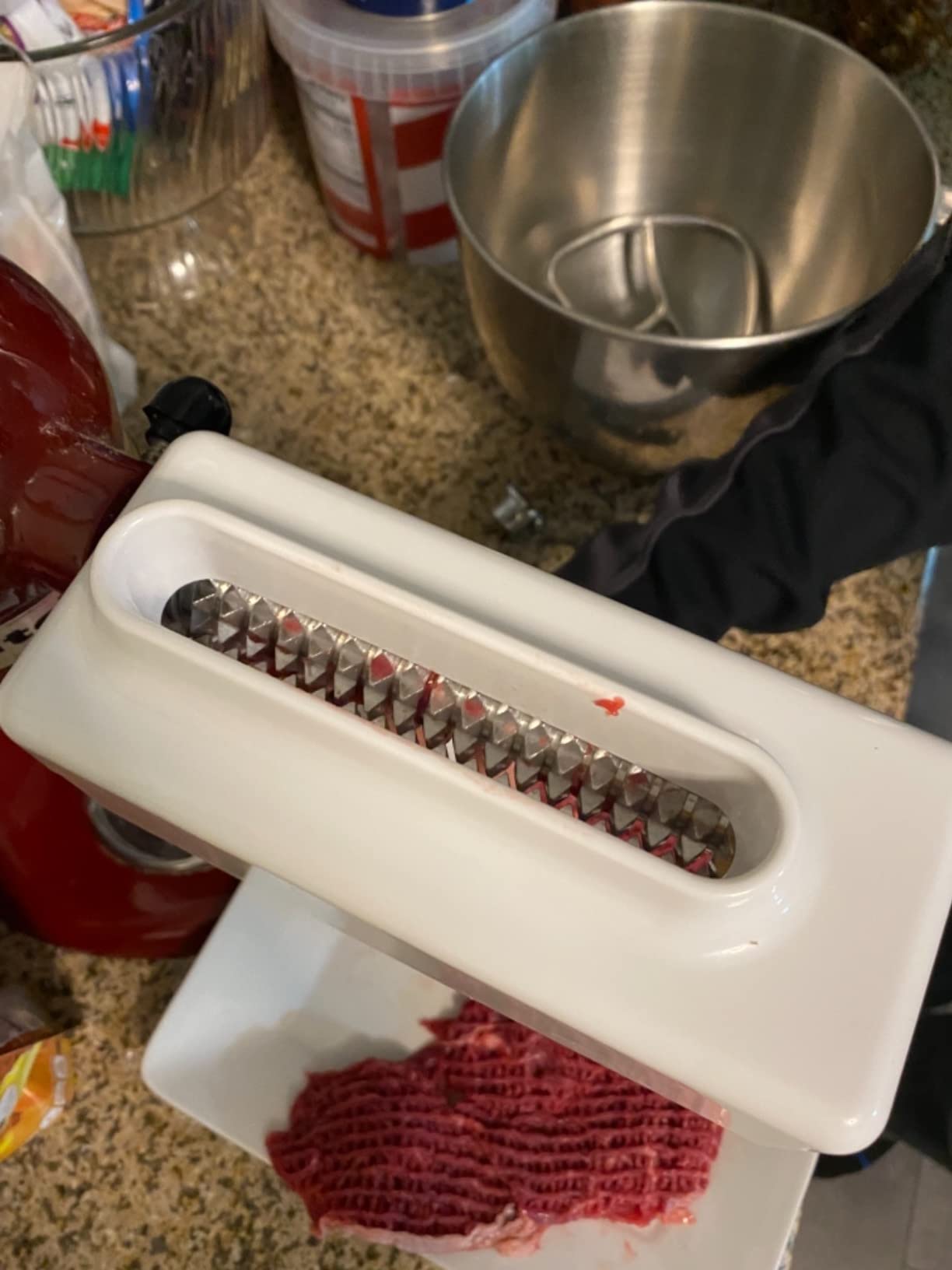 [UPGRADE] Meat Tenderizer Attachment for All KitchenAid Household Stand Mixers - Mixers Accessories Meat Tenderizers No More Jams and Break customer photo 1