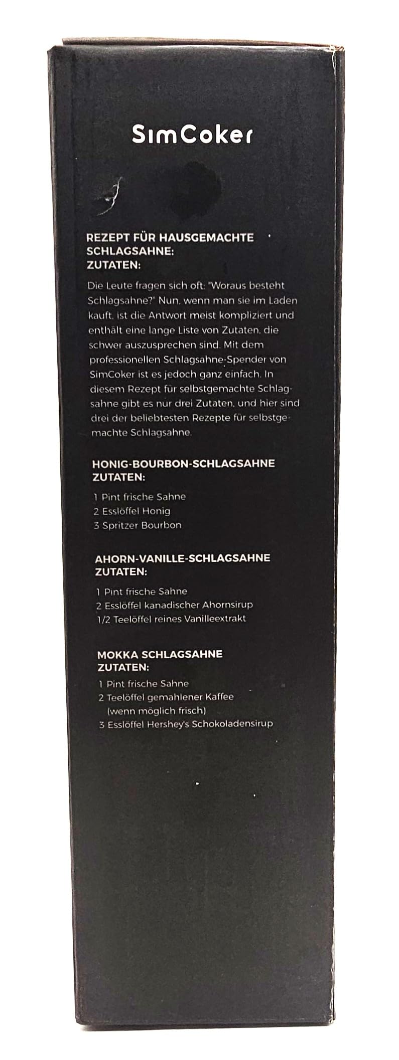 Professional Aluminum Whipped Cream Dispenser - 500 mL / 1 Pint, Includes 3 Decorating Nozzles, Cleaning Brush & Storage Bag customer photo 2