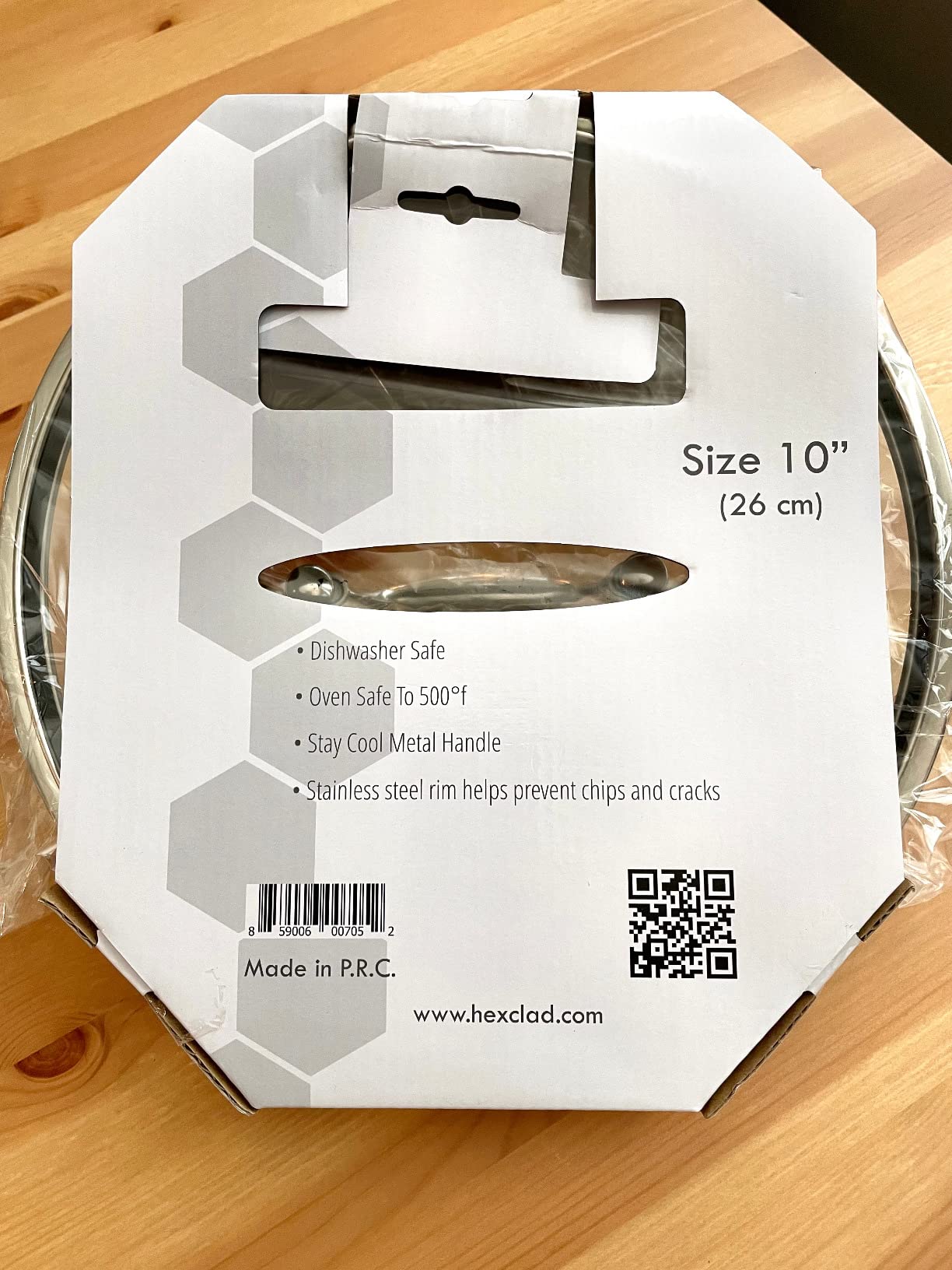 HexClad Hybrid Nonstick 6-Piece Fry Pan Set, 8, 10, and 12-Inch Frying Pans with Tempered Glass Lids, Stay-Cool Handles, Dishwasher-Friendly, Induction Ready, Compatible with All Cooktops customer photo 1