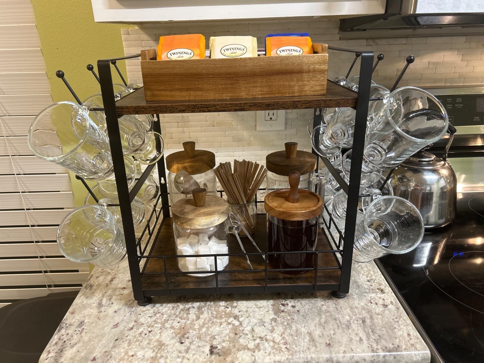 Dicunoy 6 Pack Irish Coffee Mugs, 8 oz Glass Clear Coffee Cups Stemmed, Pedestal Crystal Coffee Cup with Handle for Cappuccino, Latte, Ice Cream, Cocoa customer photo 2