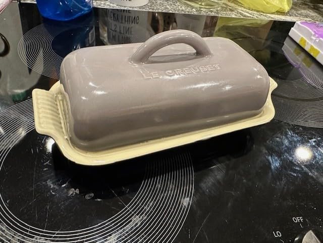 Le Creuset Stoneware Heritage Butter Dish, Cerise customer photo 1