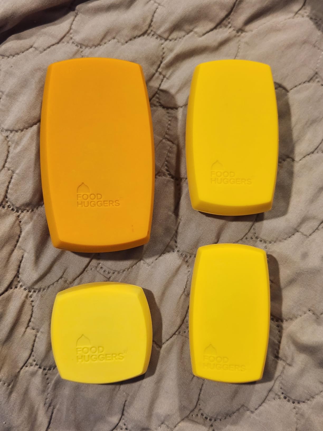 Food Huggers Cheese Huggers Set of 4 Reusable Silicone Savers | Cheese Paper Alternative | Store Cheddar, Swiss, Colby Jack and More customer photo 1