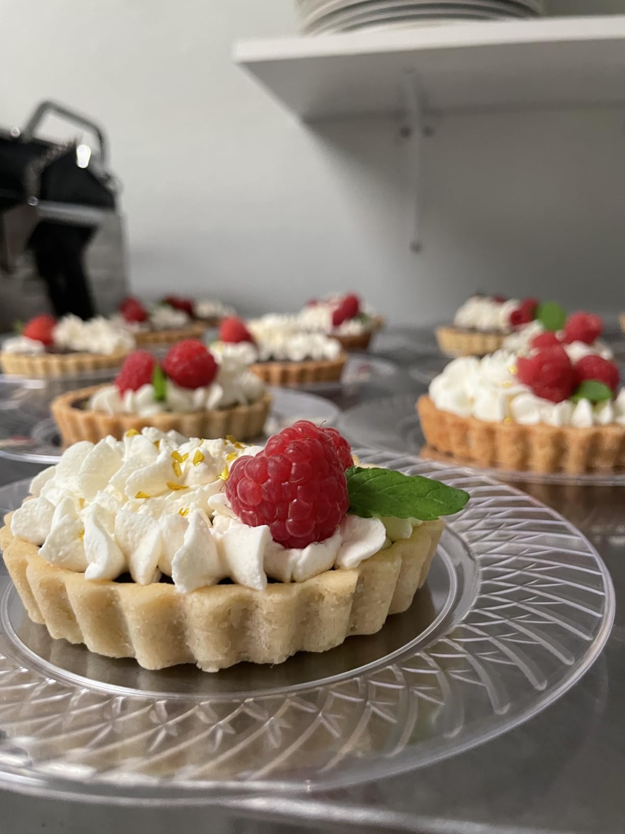 Tessco 16 Pieces Mini Tart Pans with Removable Bottom Nonstick Quiche Mini Pie Tart Pans Bakeware Mold Fluted Side for Pies(Black Gray Round,3 Inch) customer photo 1