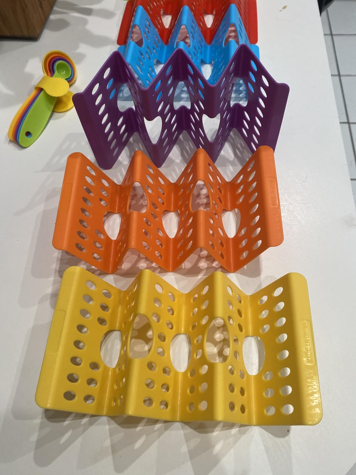 Taco Holders Set of 12, Taco Bar Serving Set for a Party, Large Taco Trays, Taco Holder Stand for Hard or Soft Taco, Taco Plate, Taco Tuesday Night, Taco Rack customer photo 2
