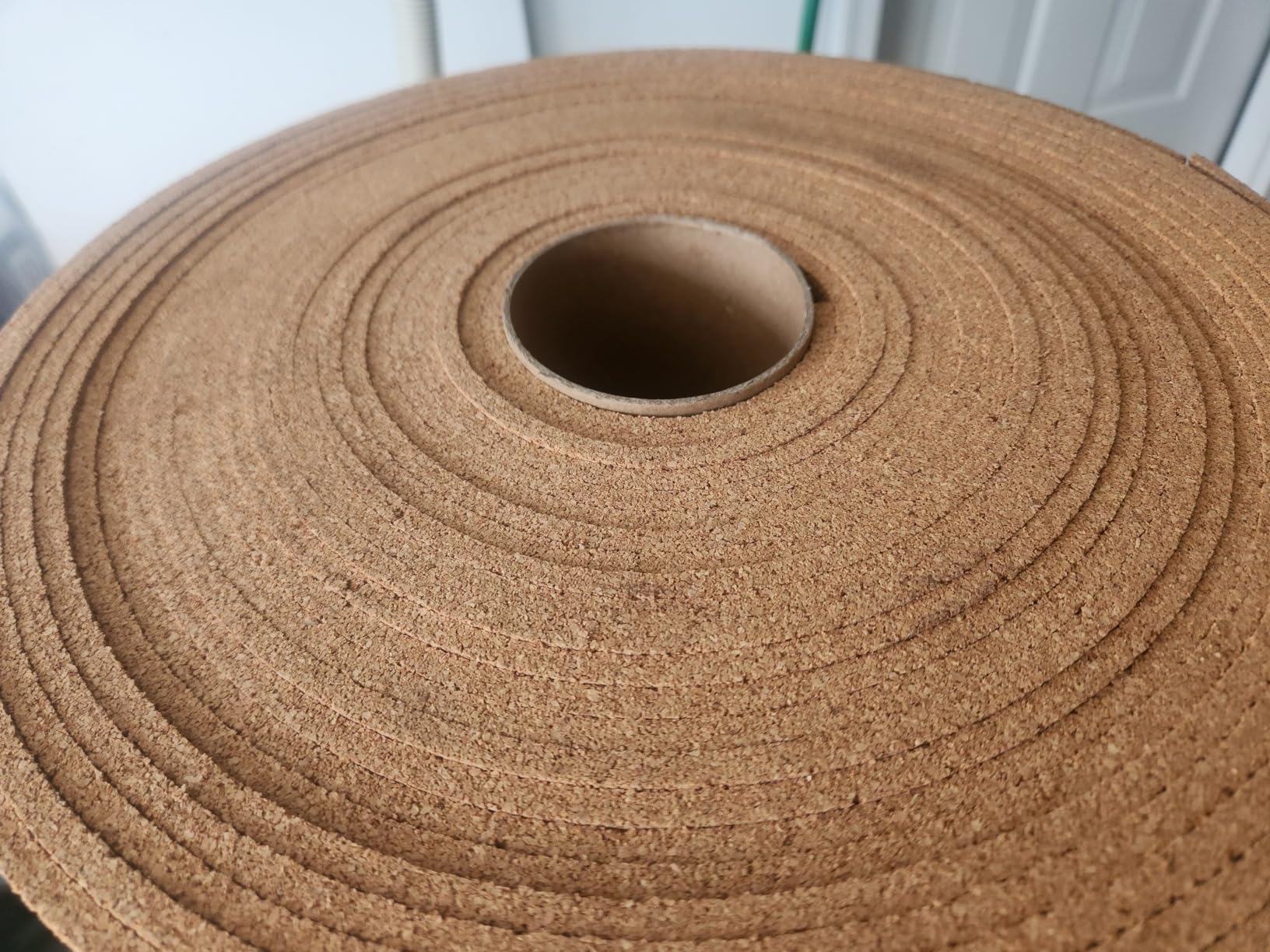 200 Sq. Ft. Cork Roll 48 x 600 Inch Cork Underlayment Roll Sound Insulation Mildew and Moisture Proof (3mm Thick) customer photo 2
