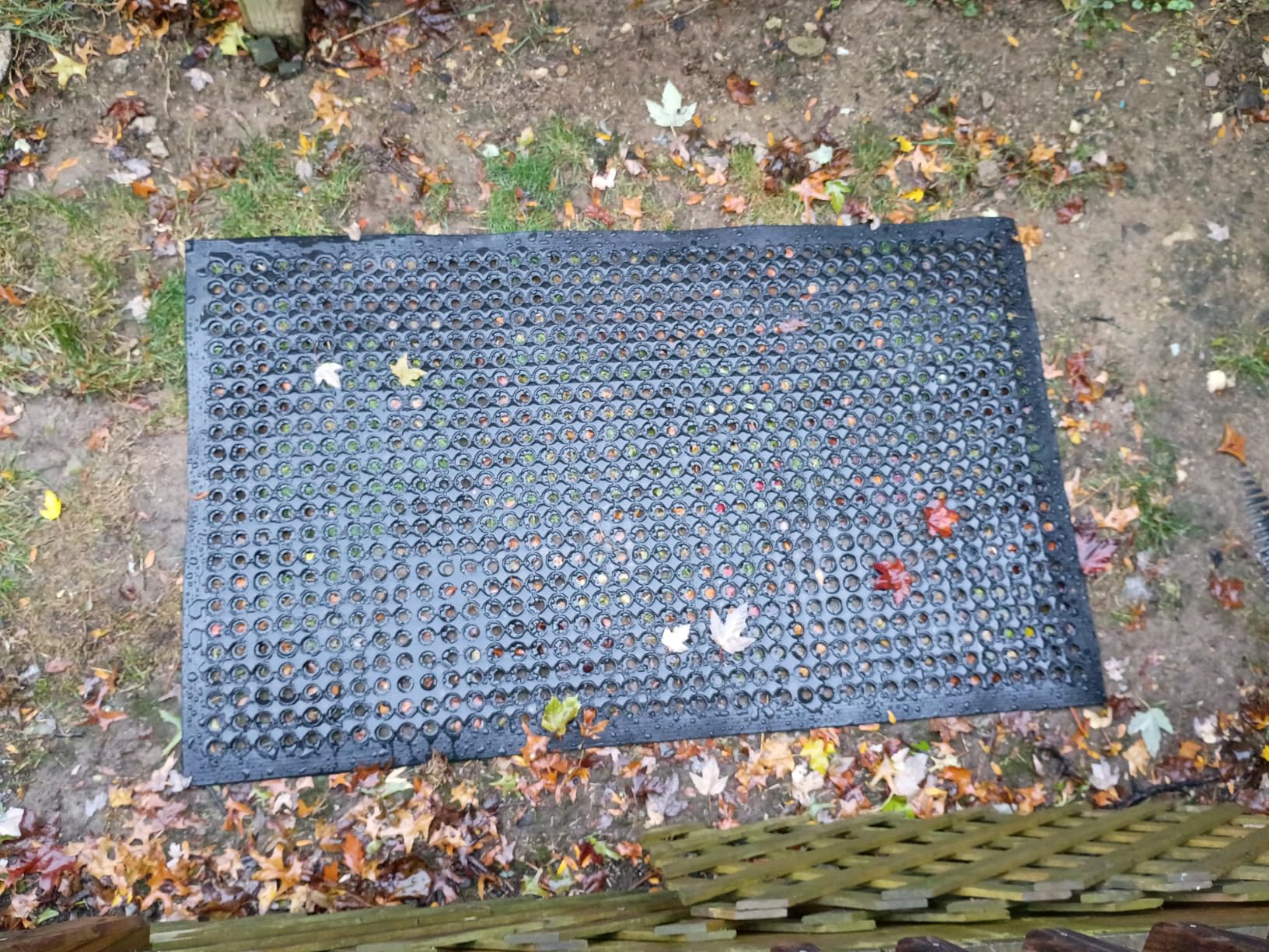 Uniboho Outdoor Rubber Floor Mats Anti Slip Restaurant Commercial Kitchen Mat Rubber Drainage Mat 60 x 35 Heavy Duty Door Mat for Garage Garden Indoor Outside Industral Pool Entrance Bar Wet Area customer photo 1