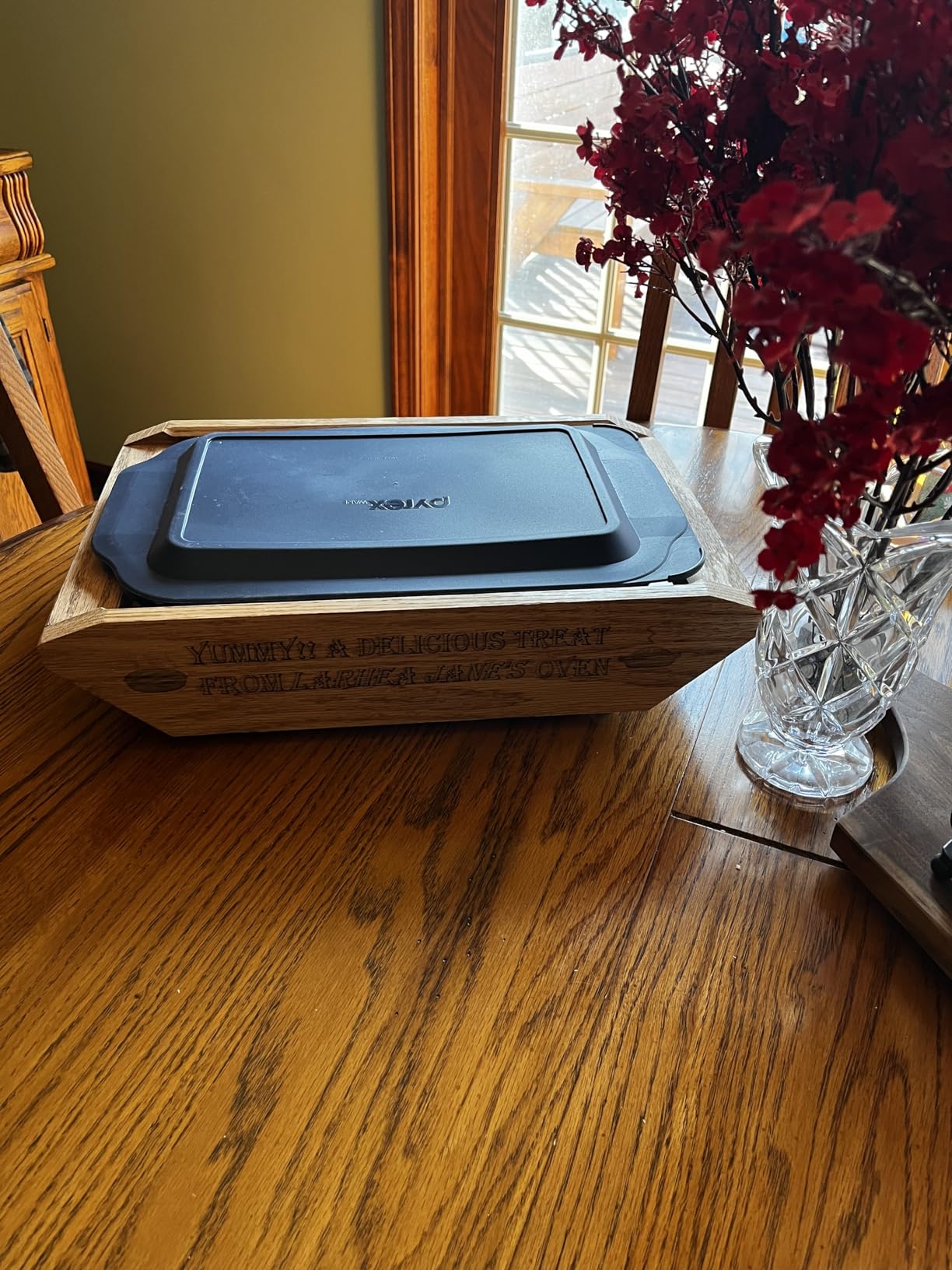 Pyrex Colors Tinted (9x13) Glass Baking Dish with BPA-Free Lid, Oblong Bakeware Glass Pan For Casserole & Lasagna, Dishwasher, Freezer, Microwave and Pre-Heated Oven Safe, Smoke customer photo 1