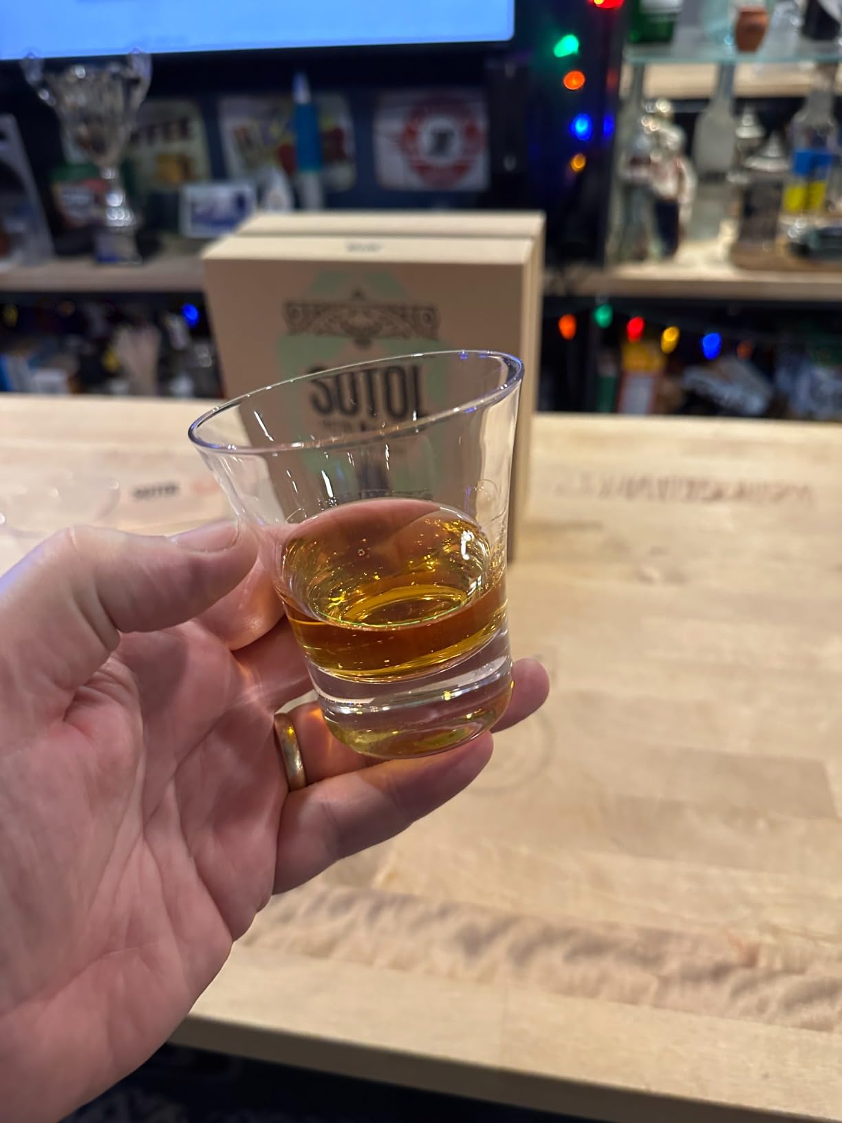 Sotol and Tequila Sipping Glasses | Tequila Glassware Collection | Set of 4 | 6 oz Professional Sippers for Drinking Joven, Reposado, Anejo Sotols | Stemless Heavy Based Liquor Snifters customer photo 1