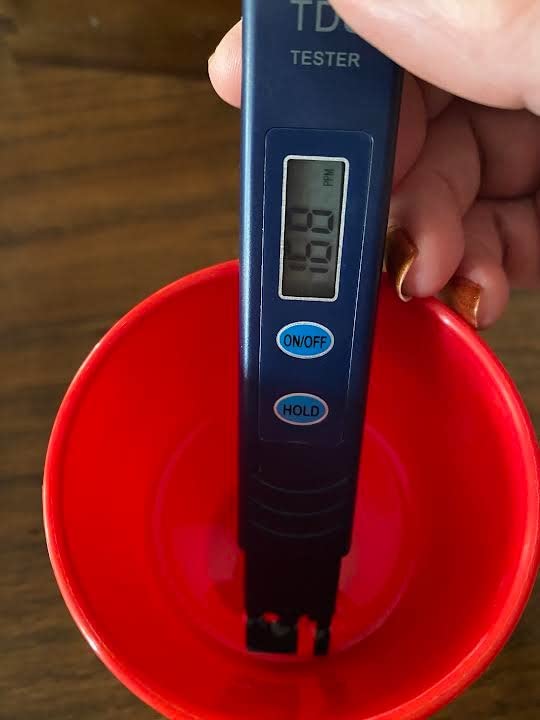 TDS Meter, Digital Water Quality Tester with Automatic Temperature Compensation (ATC), 0-9990 ppm Range, for Drinking Water, Tap Water, Aquariums, Water Filters (Blue) customer photo 2