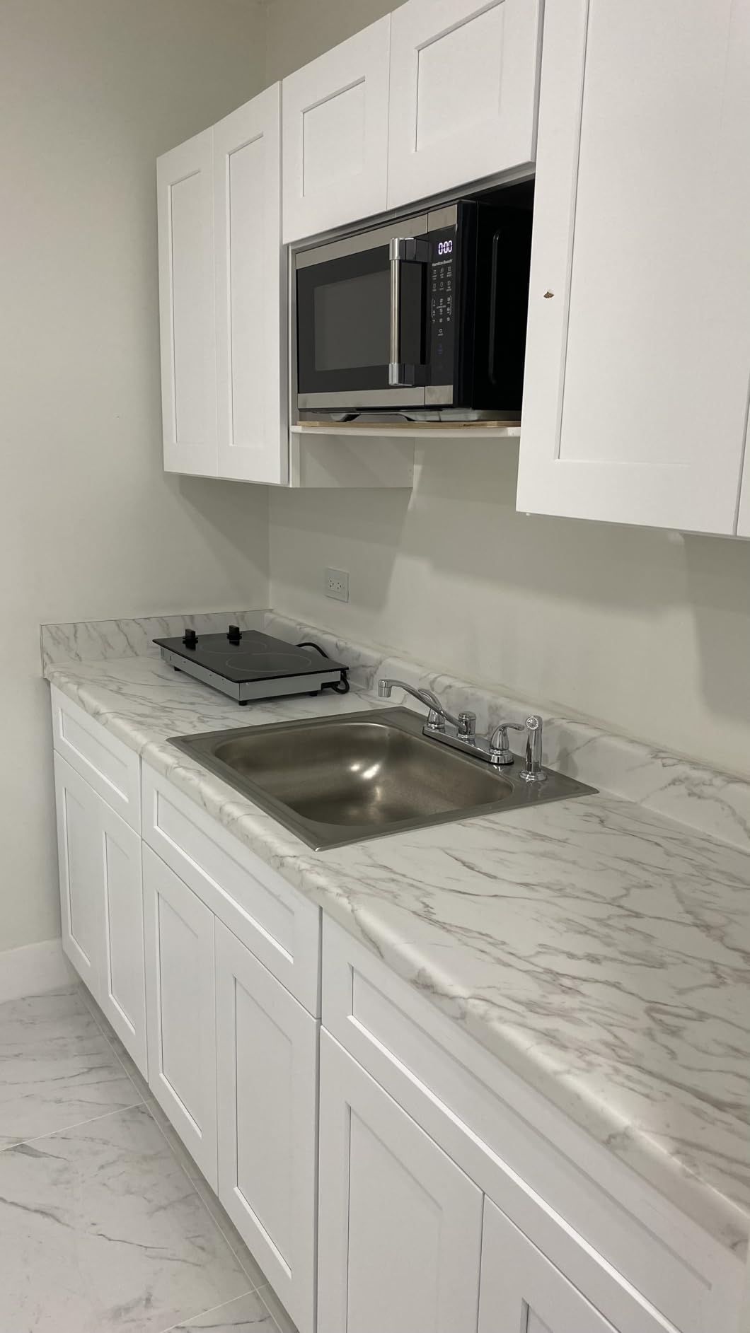 2 Burner Electric Cooktop - 12 Inch Plug in Portable 110V Electric Cook Top Two Burner, Built-in & Countertop Ceramic Stove Top with Knob Control, 9 Power Levels and Overheat Protection customer photo 1