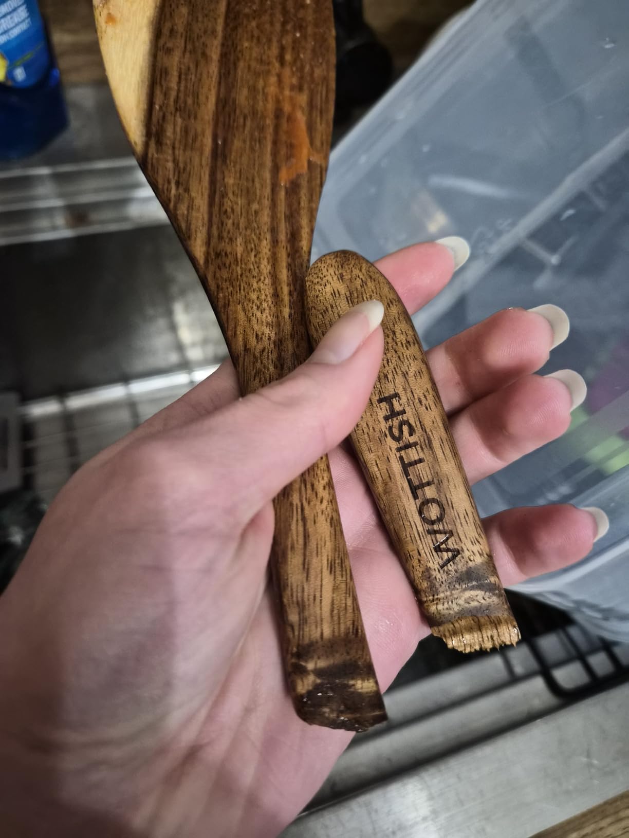 Wooden Spoons for Cooking - 8-Piece Wooden Kitchen Utensil Set made of Natural Solid Wood Material-Includes Spoons, Spatulas, Ladles, Mixing Spoon and Utensil Holder, Valentine's Day Gifts customer photo 2