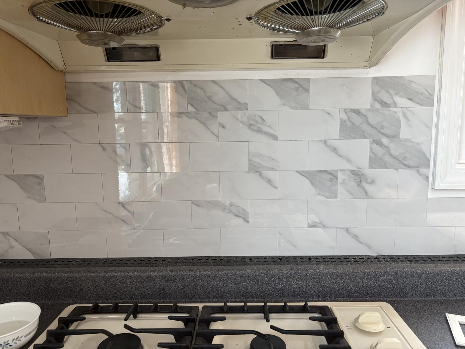COLAMO Luxury 10-Sheet Peel and Stick Backsplash,Self Adhesive Faux Stone 12